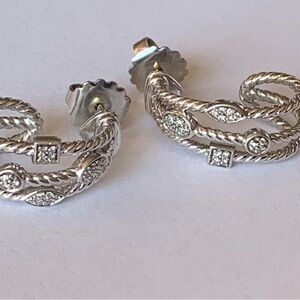 David Yurman diamond earrings